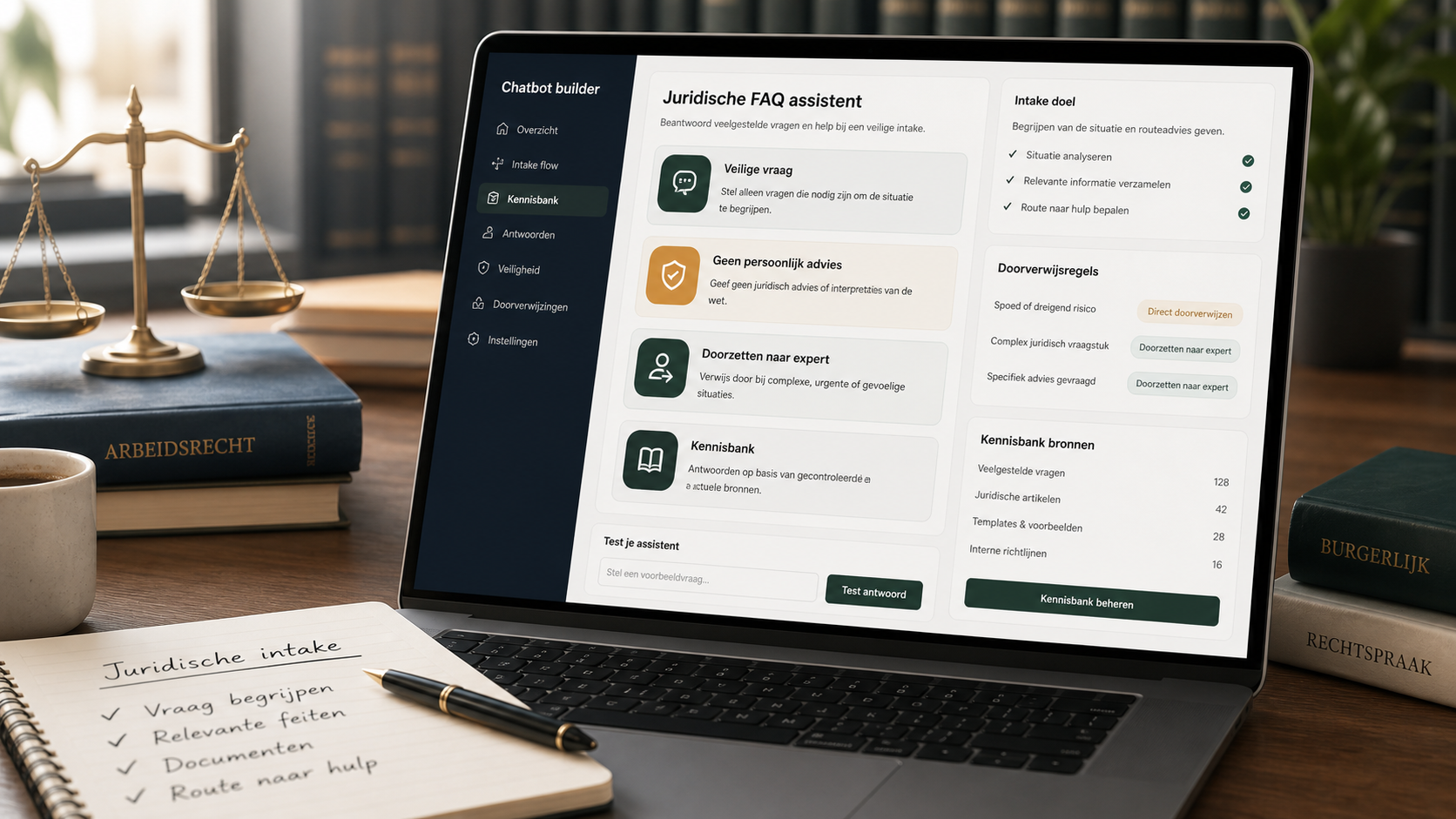 AI-chatbot voor juridische intake: waardevol als de grenzen duidelijk zijn