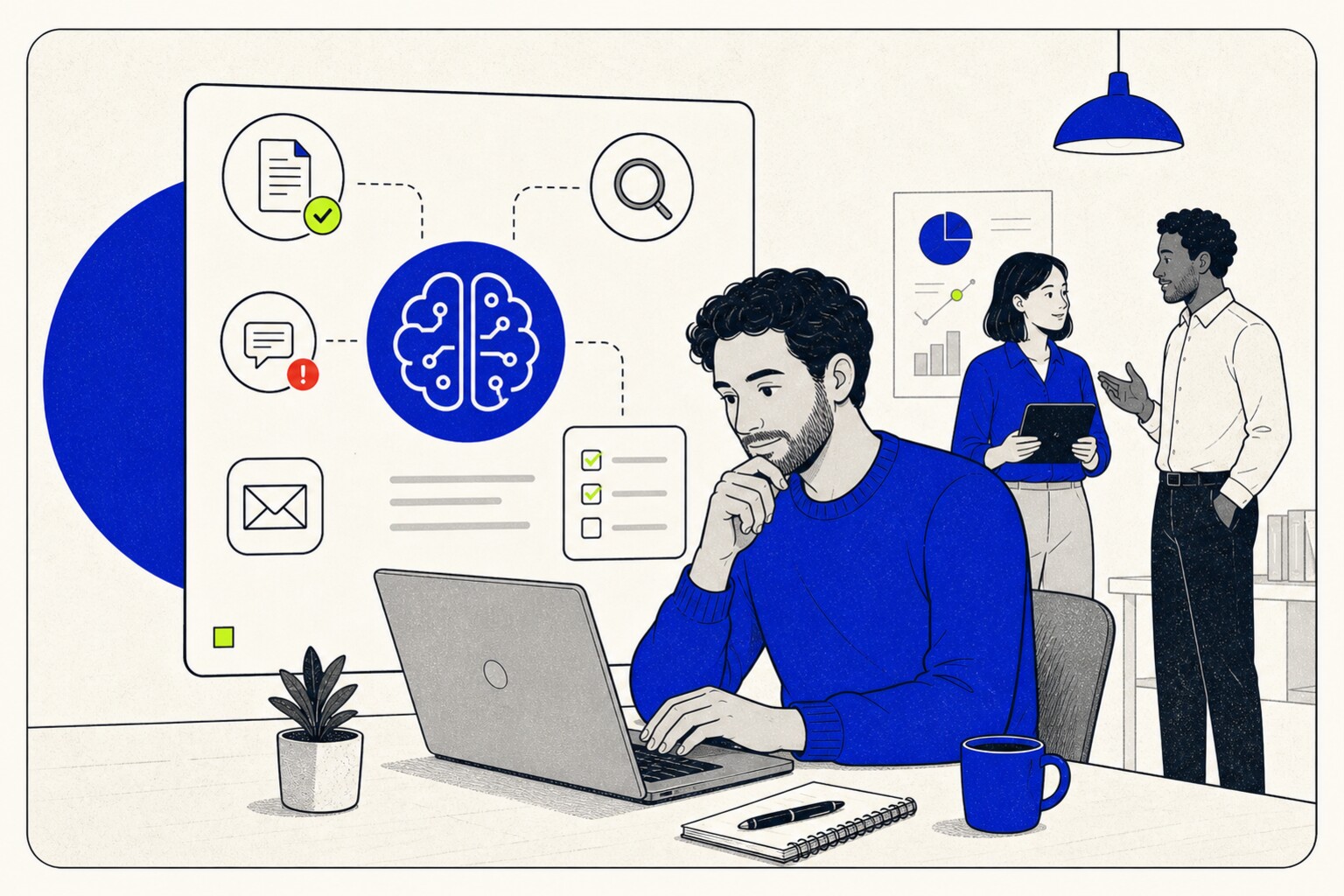 Illustratie bij AI Tools voor Advocaten: Complete Gids 2026