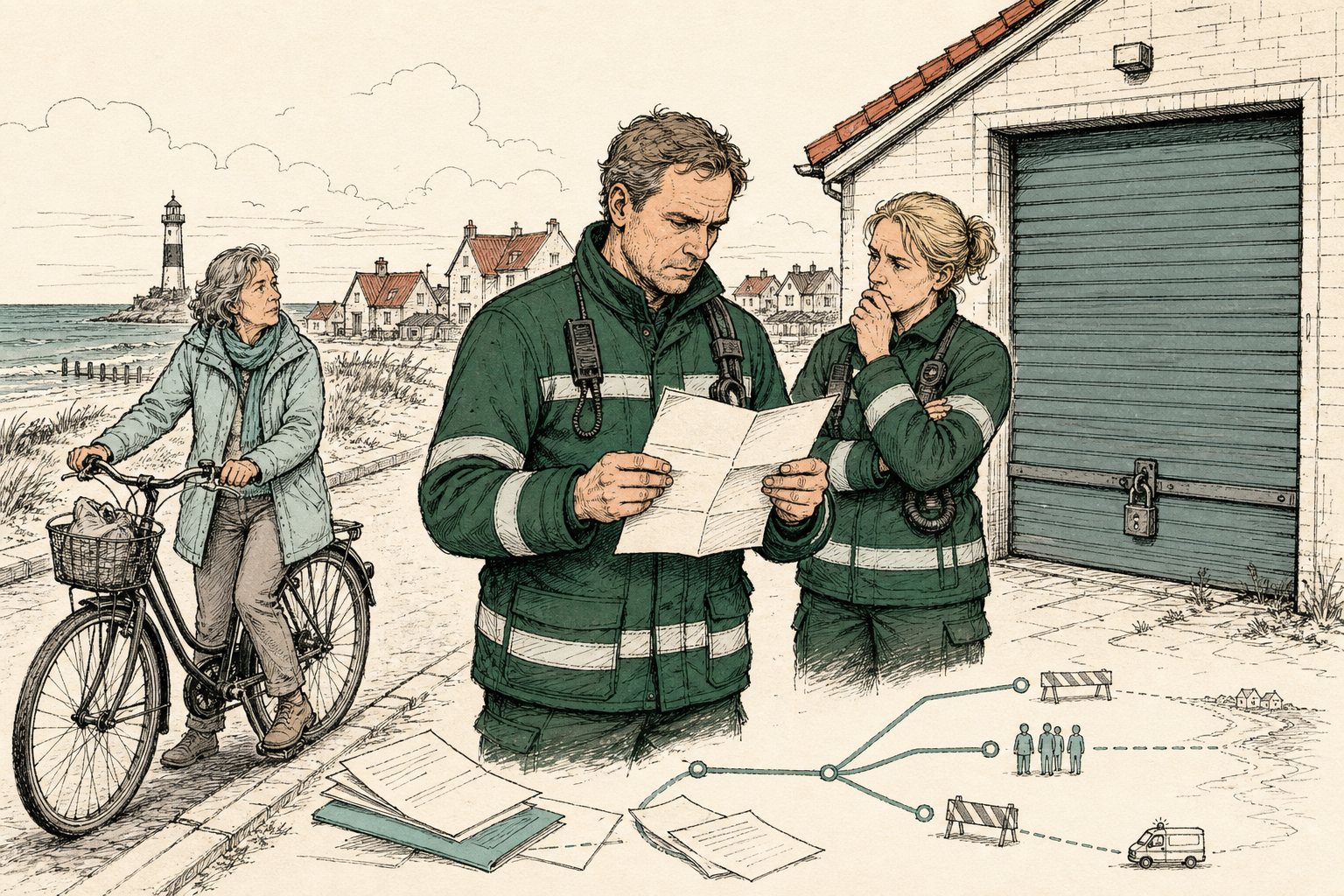 Cadzand verloor op een ontbrekend cijfer